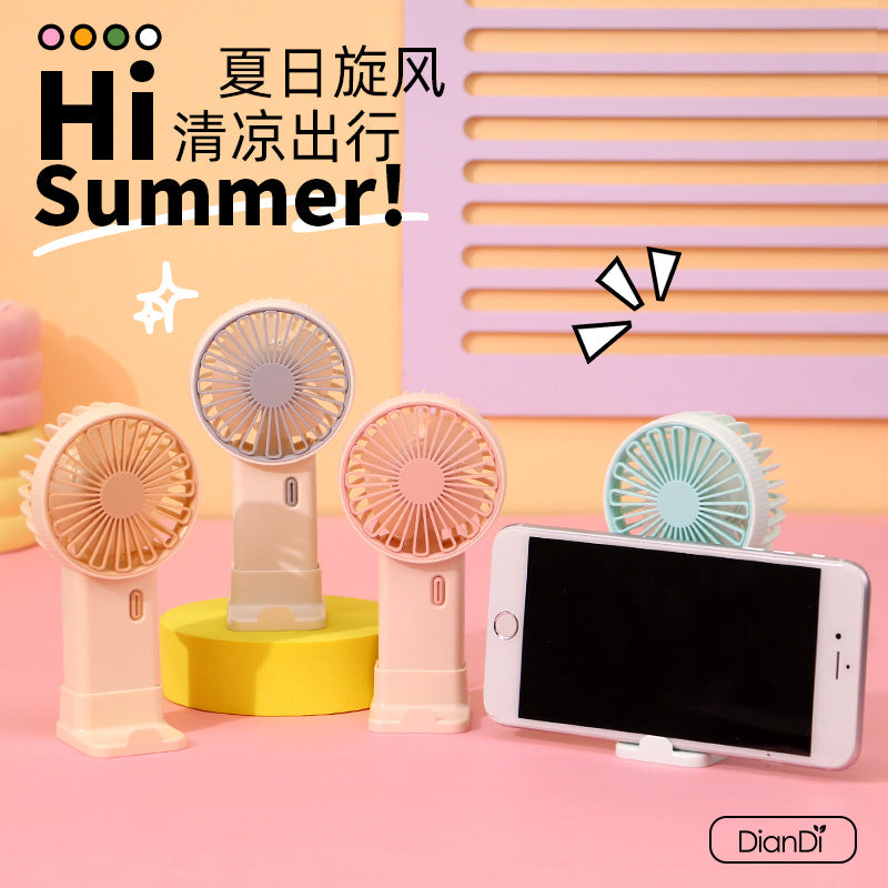 New cross-border foreign trade handheld fan portable summer usb fan dormitory desktop mini fan