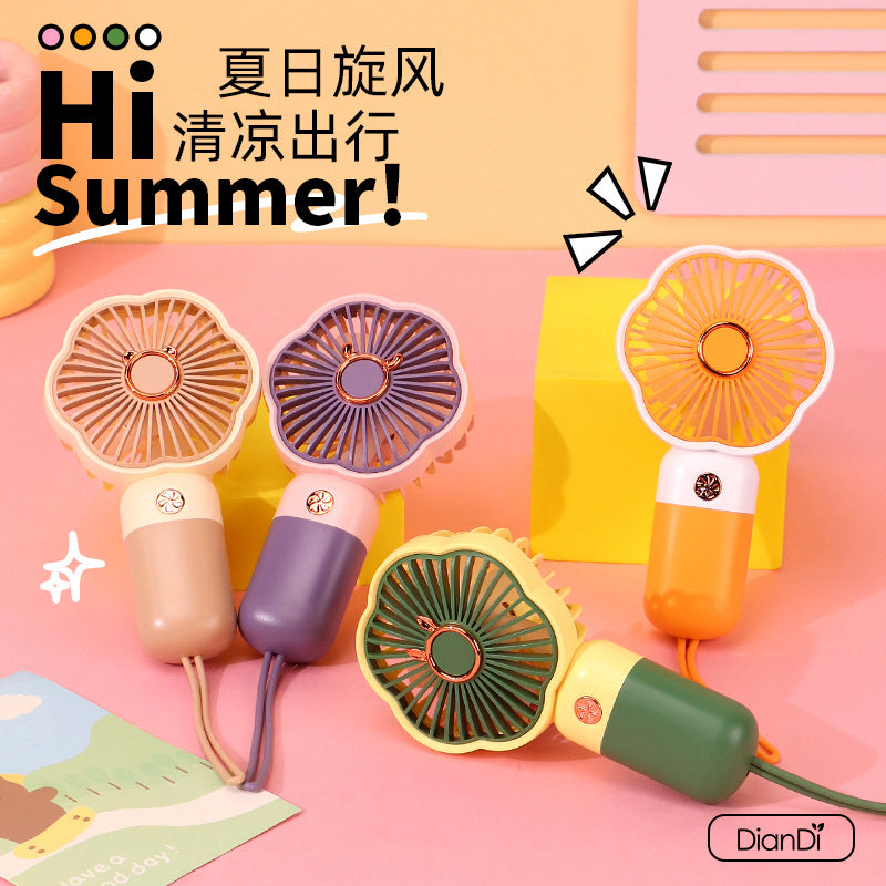 New cross-border foreign trade handheld fan portable summer usb fan dormitory desktop mini fan